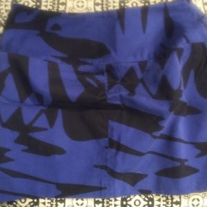 Express design studio size 4 blue skirt
